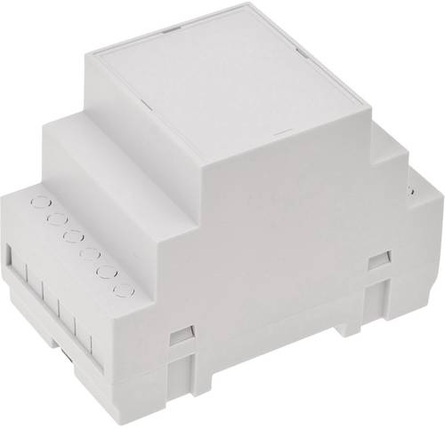 TRU COMPONENTS TC-7910772 Hutschienen-Gehäuse 53 x 90 x 65 ABS-V0 Grau 1St. von TRU Components