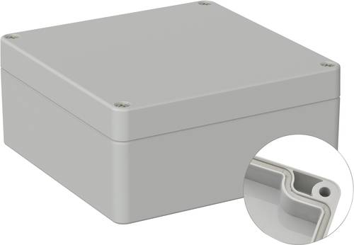 TRU COMPONENTS TC-9065460 Outdoor-Gehäuse Polycarbonat Lichtgrau (RAL 7035) 1St. von TRU Components