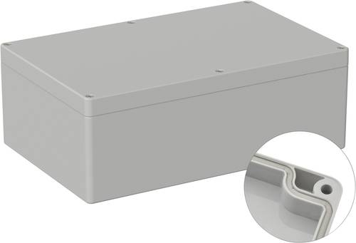 TRU COMPONENTS TC-9065540 Outdoor-Gehäuse Polycarbonat Lichtgrau (RAL 7035) 1St. von TRU Components