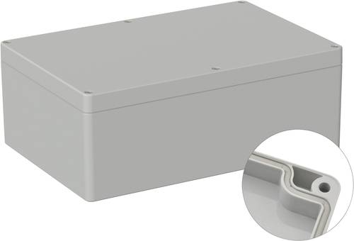 TRU COMPONENTS TC-9065544 Outdoor-Gehäuse Polycarbonat Lichtgrau (RAL 7035) 1St. von TRU Components
