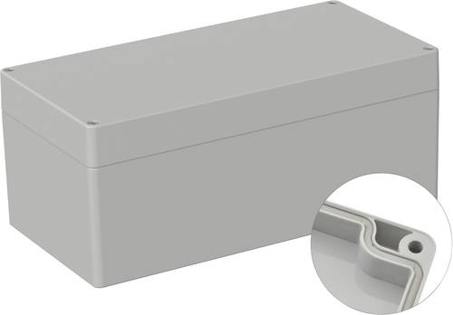 TRU COMPONENTS TC-9065556 Outdoor-Gehäuse Polycarbonat Lichtgrau (RAL 7035) 1St. von TRU Components