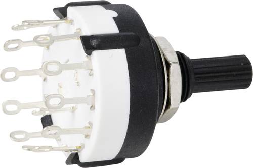 TRU COMPONENTS TC-9415592 SR26A4-1X12-18F20 Drehschalter 250V 150mA 12 x 30° von TRU Components