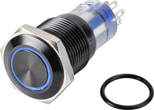 TRU COMPONENTS TC-9428188 LAS2GQF-11ZE/B/12V/A/P Drucktaster 250V 3A 1 x Aus/Ein rastend Blau IP65 1 TRU COMPONENTS TC-9428188 LAS2GQF-11ZE/B/12V/A/P Drucktaster 250V 3A 1 x Aus/Ein rastend Blau IP65 1 von TRU Components