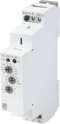 TRU COMPONENTS TC-9963308 Zeitrelais Multifunktional 12 V/DC, 240 V/AC 1 St. Zeitbereich: 1s - 10 d von TRU Components