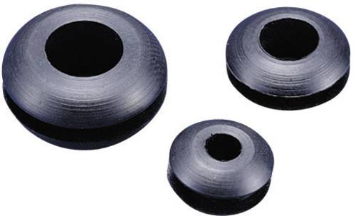 TRU COMPONENTS TC-GMR1108203 Kabeldurchführung offen Klemm-Ø (max.) 7.8mm Plattenstärke (max.) 3m von TRU Components