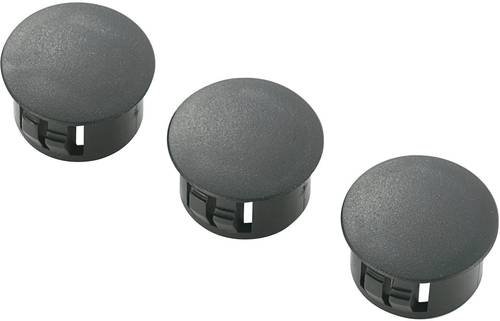 TRU COMPONENTS TC-HPR-22203 Lochstopfen Plattenstärke (max.) 1.6mm Polyamid Schwarz 100St. von TRU Components