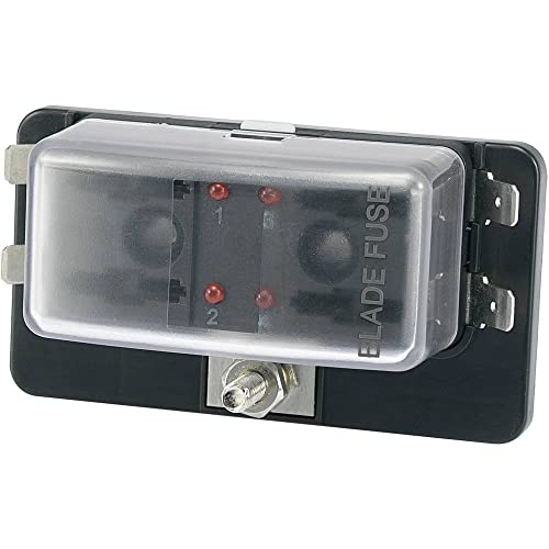 TRU COMPONENTS TC-R3-76-01-3L104 KFZ-Sicherungshalter mit Statusanzeige Passend für (Sicherungen) Flachsicherung Standa von TRU Components