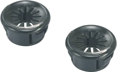 TRU COMPONENTS TC-RSBR25203 Kabeldurchführung Klemm-Ø (max.) 20.4mm Polyamid Schwarz 100St. von TRU Components