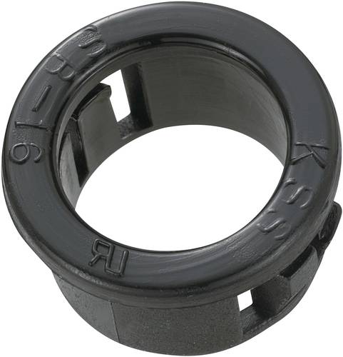 TRU COMPONENTS TC-SBR16203 Kabeldurchführung Klemm-Ø (max.) 12.7mm Plattenstärke (max.) 3.2mm Pol von TRU Components