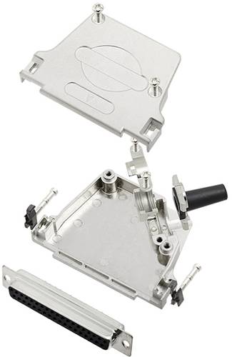 TRU COMPONENTS TCD45ZF37DMSK 7709388 D-SUB Buchsenleisten-Set 45° Polzahl (num): 37 Lötkelch 1St. von TRU Components
