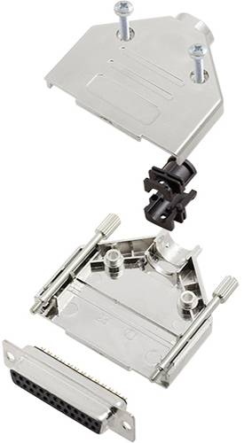 TRU COMPONENTS TCDTPKM25DMSK 7709268 D-SUB Buchsenleisten-Set 180° Polzahl (num): 25 Lötkelch 1St. von TRU Components