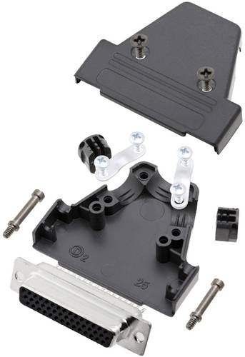 TRU COMPONENTS TCTRIP25HDS44K TCTRIP25HDS44K D-SUB Gehäuse Polzahl (num): 44 Kunststoff 180° Schwa von TRU Components
