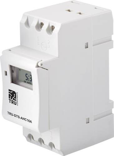 TRU COMPONENTS TRU-DTS-AHC16A Betriebsspannung: 230 V/AC 1 Wechsler 16A 250 V/AC Wochenprogramm von TRU Components