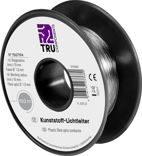 TRU Components 1567194 POF-Kabel Simplex 100m von TRU Components