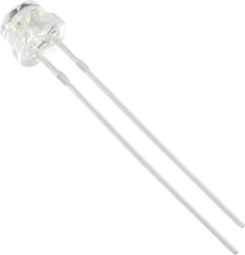 TRU Components 1577474 LED bedrahtet Weiß Flachkant 5mm 1000 mcd 120° 20mA von TRU Components