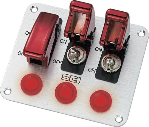 TRU Components 1587938 Kfz-Bedienpanel TC-R18-P3A 12 V/DC 20A 1 x Aus/Ein rastend 1St. von TRU Components