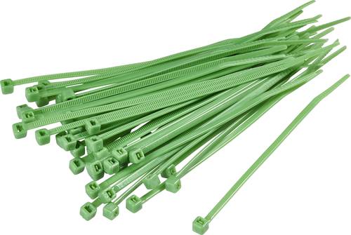 TRU Components 1593691 TC-CV200A203 Kabelbinder 203mm 3.60mm Grün 100St. von TRU Components