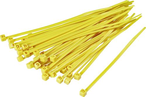 TRU Components 1593696 TC-CV150S203 Kabelbinder 155mm 2.50mm Gelb 100St. TRU Components 1593696 TC-CV150S203 Kabelbinder 155mm 2.50mm Gelb 100St. von TRU Components