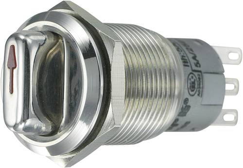TRU Components 701812 LAS1-AGQ-22X/31 Vandalismusgeschützter Drehschalter 250 V/AC 3A Schaltpositio von TRU Components