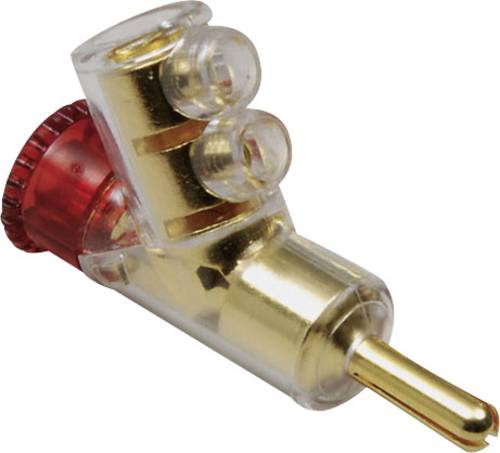 TRU Components Bananenstecker Stecker, gerade Stift-Ø: 4mm Rot 1St. von TRU Components