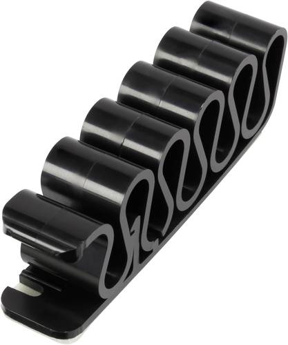 TRU Components Kabelclip selbstklebend 630913 Bündel-Ø-Bereich 8mm (max) Schwarz von TRU Components