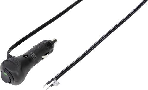 TRU Components Kfz-Stecker inkl. Kabel Belastbarkeit Strom max.=10A 12 V/DC von TRU Components