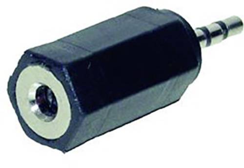 TRU Components Klinken-Adapter Klinkenstecker 2.5mm - Klinkenbuchse 3.5mm Stereo Polzahl (num):3 1St von TRU Components