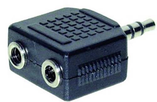 TRU Components Klinken-Adapter Klinkenstecker 3.5mm - Klinkenbuchse 3.5mm Stereo Polzahl (num):3 von TRU Components