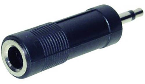 TRU Components Klinken-Adapter Klinkenstecker 3.5mm - Klinkenbuchse 6.35mm Mono Polzahl (num):2 von TRU Components