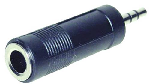 TRU Components Klinken-Adapter Klinkenstecker 3.5mm - Klinkenbuchse 6.35mm Stereo Polzahl (num):3 von TRU Components