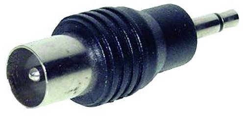 TRU Components Klinken-Adapter Klinkenstecker 3.5mm - Koax-Stecker Mono Polzahl (num):2 von TRU Components