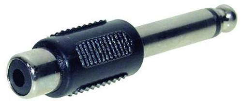 TRU Components Klinken-Adapter Klinkenstecker 6.35mm - Cinch-Buchse Mono Polzahl (num):2 1St. von TRU Components