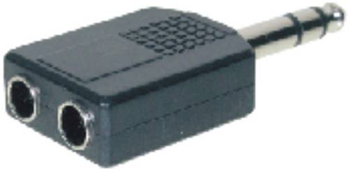 TRU Components Klinken-Adapter Klinkenstecker 6.35mm - Klinkenbuchse 6.35mm Stereo Polzahl (num):3 1 von TRU Components