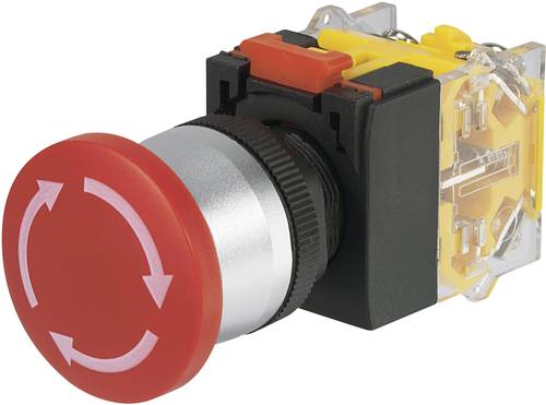 TRU Components LAS0-A3Y-11TS Not-Aus-Schalter 250 V/AC 5A 1 Öffner, 1 Schließer IP40 1St. TRU Components LAS0-A3Y-11TS Not-Aus-Schalter 250 V/AC 5A 1 Öffner, 1 Schließer IP40 1St. von TRU Components