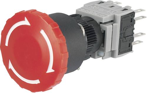 TRU Components LAS1-BY-22TSA Not-Aus-Schalter 250 V/AC 3A 2 Öffner, 2 Schließer IP40 1St. TRU Components LAS1-BY-22TSA Not-Aus-Schalter 250 V/AC 3A 2 Öffner, 2 Schließer IP40 1St. von TRU Components