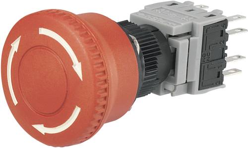 TRU Components LAS1-BY-22TSB Not-Aus-Schalter 2 Öffner, 2 Schließer 1St. TRU Components LAS1-BY-22TSB Not-Aus-Schalter 2 Öffner, 2 Schließer 1St. von TRU Components