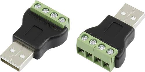 TRU Components LT-USB4M USB-Steckverbinder mit Schraubanschluss Stecker, gerade USB-Stecker Typ A In TRU Components LT-USB4M USB-Steckverbinder mit Schraubanschluss Stecker, gerade USB-Stecker Typ A In von TRU Components