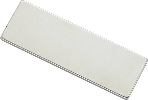 TRU Components N35-451502 1564099 Magnet-Pad N35-451502 Silber (L x B) 45mm x 15mm 1St. von TRU Components