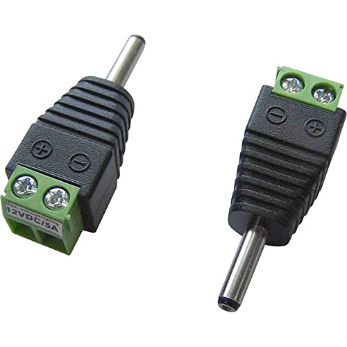 TRU Components NIEDERVOLT STECKER 3,5 MM Schrauben, 1 stück, Schuko, 2 Polig, Audioübertragung, 3 Pins, 12 V DC, Stecker, Kabel für Kopfhörer, Lautsprecher, Fernseher, Smartphone, Kamera TRU Components NIEDERVOLT STECKER 3,5 MM Schrauben, 1 stück, Schuko, 2 Polig, Audioübertragung, 3 Pins, 12 V DC, Stecker, Kabel für Kopfhörer, Lautsprecher, Fernseher, Smartphone, Kamera von TRU Components