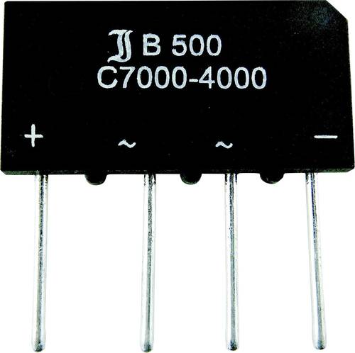 TRU Components TC-B250C1500B Brückengleichrichter SIL-4 500V 2.3A Einphasig von TRU Components