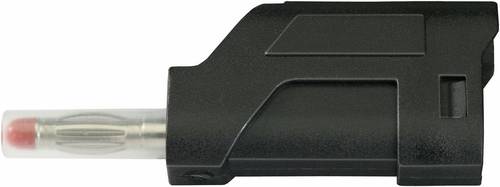 TRU Components TC-R8-104 B Lamellenstecker Stecker, gerade Stift-Ø: 4mm Schwarz von TRU Components