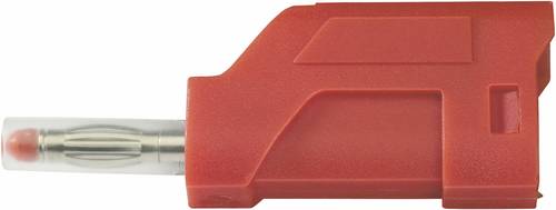 TRU Components TC-R8-104 R Lamellenstecker Stecker, gerade Stift-Ø: 4mm Rot von TRU Components