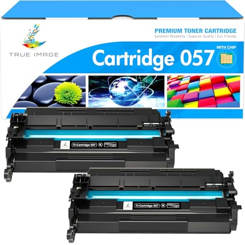 TRUE IMAGE Kompatibel Tonerkartusche als Ersatz für Canon 057 057H CRG-057 Toner i-SENSYS MF443dw MF445dw LBP223dw LBP226dw LBP227dw LBP228dw MF448dw MF449dw Drucker (Schwarz,2er-Pack) von TRUE IMAGE
