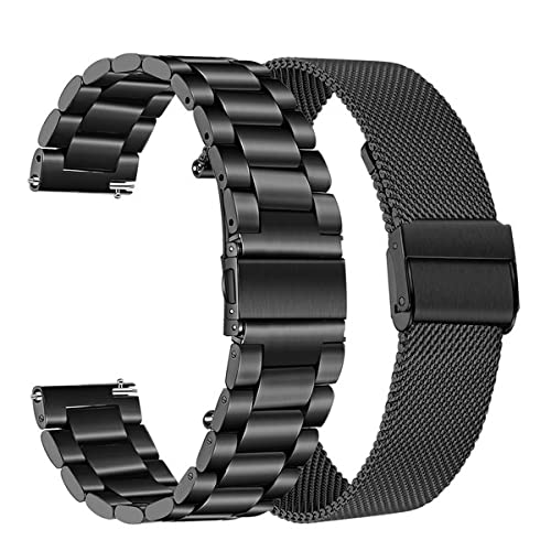 TRUMiRR Armband Kompatibel mit Galaxy Watch 7/Watch 6 40mm 44mm/Watch6 Classic 43mm 47mm/Watch 5 Pro 45mm/Watch 5, 20mm Gewebte Edelstahl Uhrenarmband Metall Armband für Samsung Galaxy Watch 7 6 5 von TRUMiRR