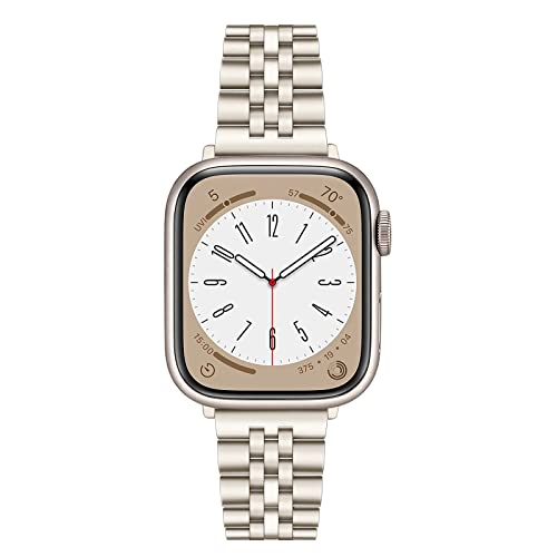 TRUMiRR Ersatz für Apple Watch 9 8 Armband 41mm/Watch 7 41mm/Apple Watch SE(2.Generation) 40mm Armband, Mesh Gewebte Edelstahl Uhrenarmband Metall Armband für iWatch SE Series 9 8 7 6 5 4 3 2 1 von TRUMiRR