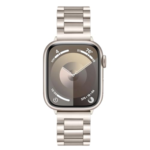 TRUMiRR Ersatz für Apple Watch 10 42mm/Apple Watch 9 8 7 Armband 41mm/Watch SE(2.Generation) 40mm Armband, Mesh Gewebte Edelstahl Uhrenarmband Metall Armband für iWatch SE Series 10 9 8 7 6 5 4 3 2 1 von TRUMiRR