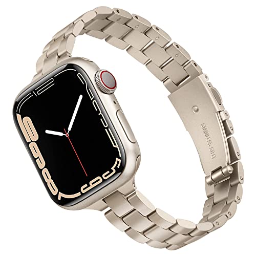 TRUMiRR Ersatz für Apple Watch Series 9 41mm Armband Polarstern, Edelstahl Uhrenarmband Metall Armband Ersatzband für iWatch Series 9 8 7 41mm/Apple Watch SE (2.Gen) Series 6 5 4 3 2 1 40mm 38mm von TRUMiRR