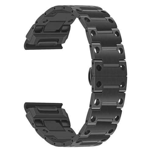 TRUMiRR Ersatz für Garmin Fenix 8 51mm/7X/6X Pro/5X Plus Titan Armband, 26mm Titan Metall Uhrenarmband Quick Fit Armband Kompatibel mit Garmin Epix Pro 51mm/Instinct 3 Solar 50mm/Enduro 2 3 TRUMiRR Ersatz für Garmin Fenix 8 51mm/7X/6X Pro/5X Plus Titan Armband, 26mm Titan Metall Uhrenarmband Quick Fit Armband Kompatibel mit Garmin Epix Pro 51mm/Instinct 3 Solar 50mm/Enduro 2 3 von TRUMiRR