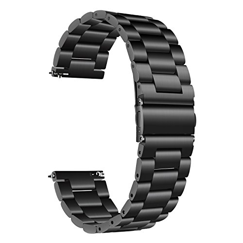 TRUMiRR Kompatibel mit Galaxy Watch6 40mm 44mm/Watch6 Classic 43mm 47mm/Watch 5 Pro 45mm/Watch 5/Watch 4 Armband,20MM Mesh Gewebte Edelstahl Uhrenarmband Metall Armband für Samsung Galaxy Watch6 40mm von TRUMiRR