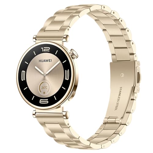 TRUMiRR Kompatibel mit HUAWEI Watch GT 5 41mm/Watch GT 4 41mm/Withings ScanWatch 38mm Armband, 18mm Mesh Gewebtes Edelstahl Armband Quick Release Metall Uhrenarmband für Withings Steel HR 36mm/Move von TRUMiRR